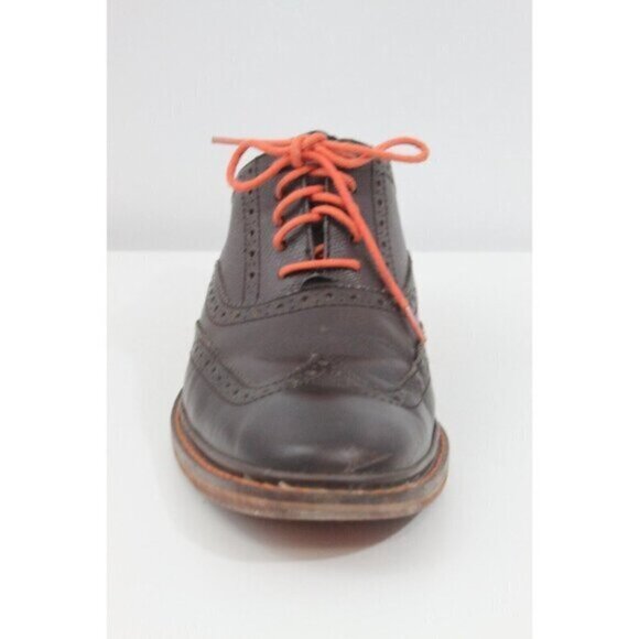 Cole Haan Men Shoes Colton Brogue Wingtip Dress Oxford C11757 Leather Brown Sz 8 main image 14
